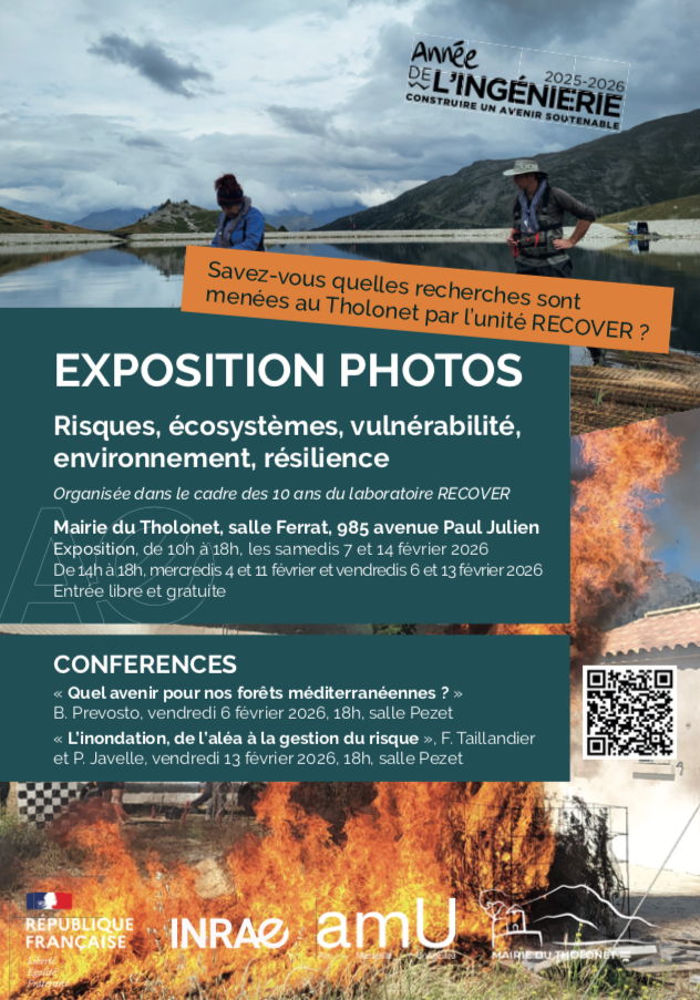 Conférences "Quel avenir pour nos forêts méditerranéennes" et "L'inondation, de l'aléa à la gestion du risque"