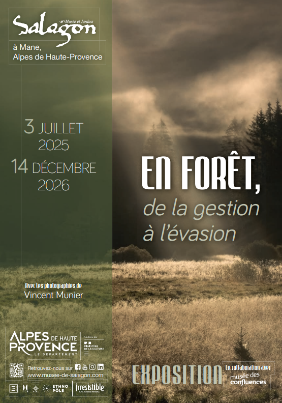 Exposition temporaire ''En Forêt, de la gestion à l’évasion'' du 03 juillet au 15 décembre - Mane (04)