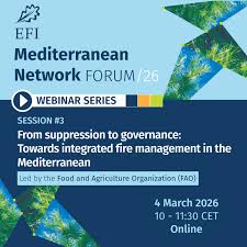 Webinaire "From suppression to governance : Towards integrated fire management in the mediterranean"