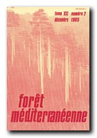 Les forêts méditerranéennes et leur aménagement. 1ère partie