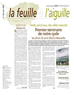 La feuille et l'aiguille, mars 2023