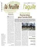 La feuille et l'aiguille, septembre 2023