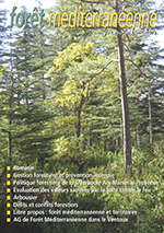 La revue Forêt Méditerranéenne