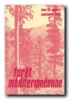 La revue Forêt Méditerranéenne