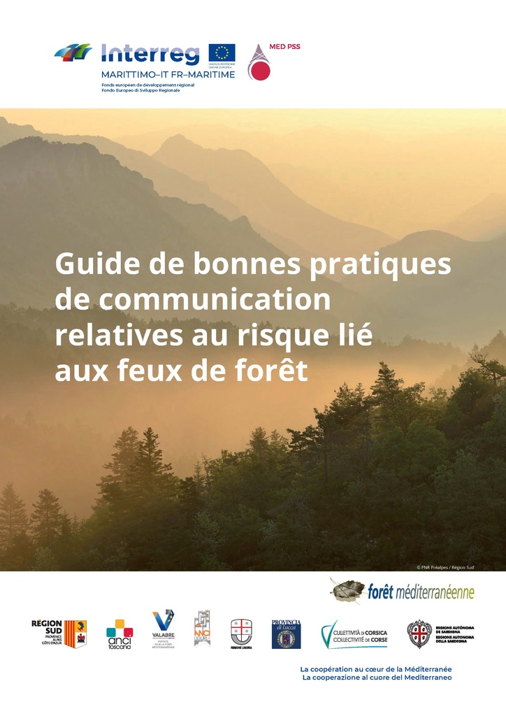 Programme Marittimo : "Identification des bonnes pratiques de communication relatives au risque lié aux feux de forêt "